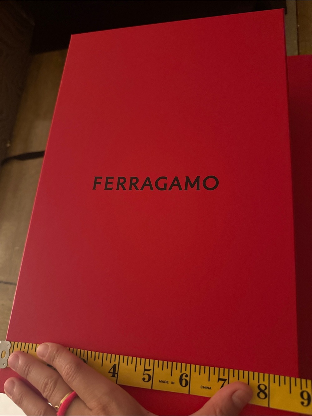 Salvatore Ferragamo Red Shoe Box